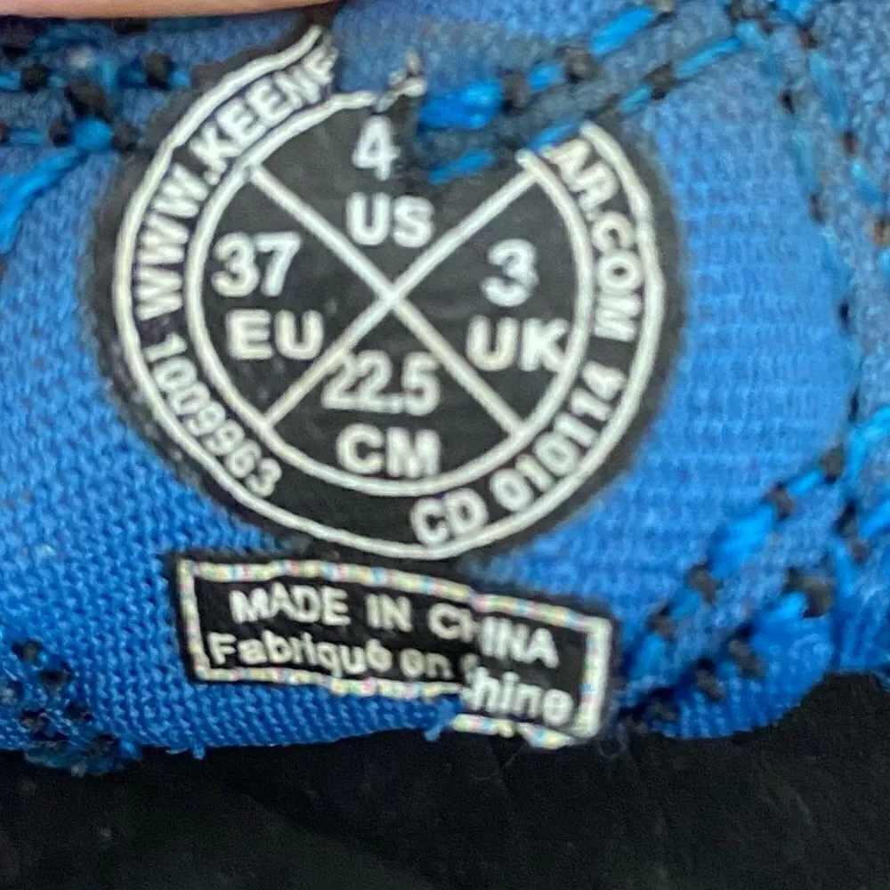 Keen‎ Newport H2 Kids Youth Sz 4 Blue Waterproof Sandals Unisex Hiking Shoes